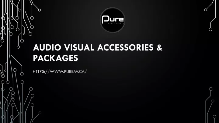 audio visual accessories packages