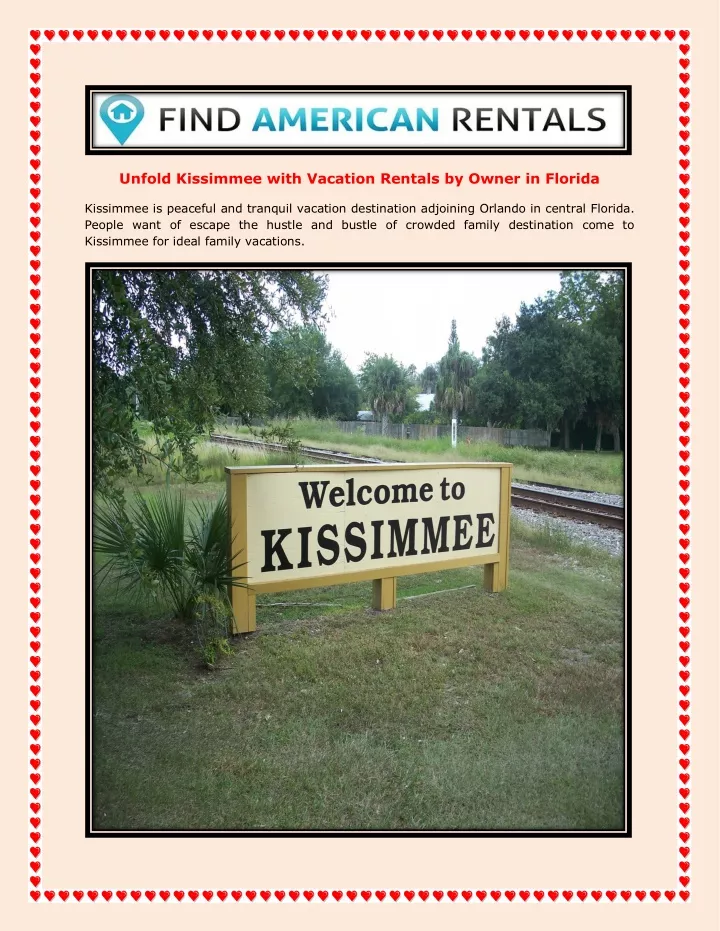 unfold kissimmee with vacation rentals by owner