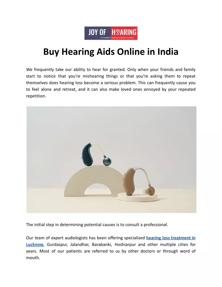 buy hearing aids online in india