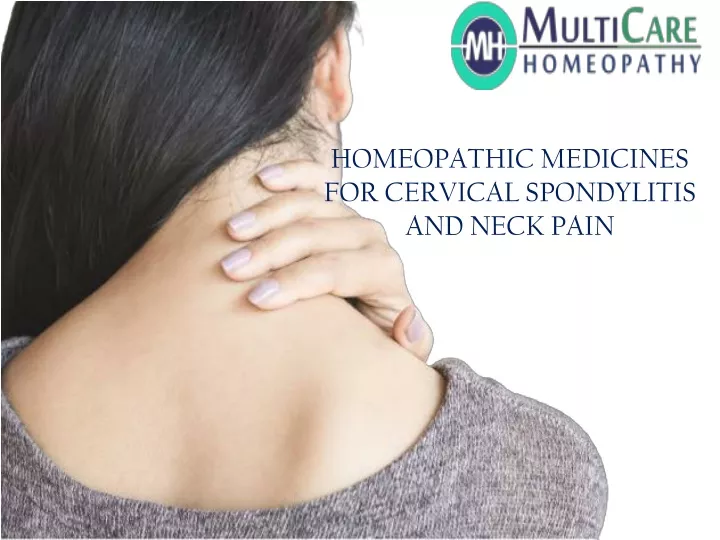 homeopathic medicines for cervical spondylitis