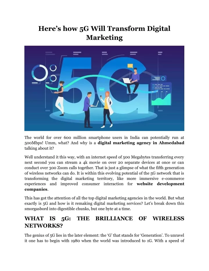 here s how 5g will transform digital marketing