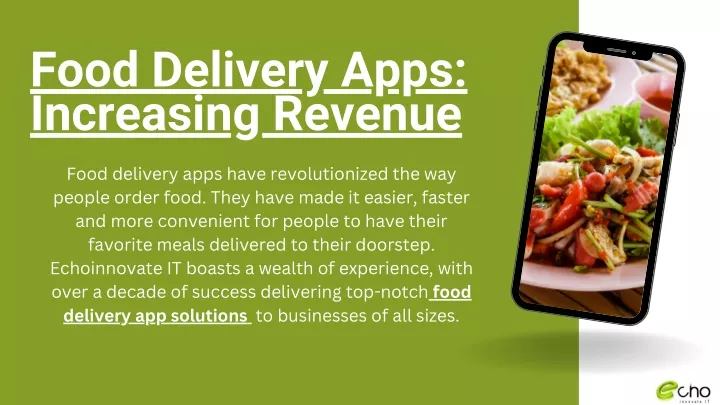 food delivery apps increasing revenue