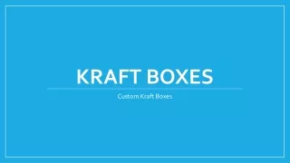 kraft boxes