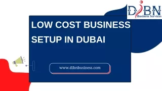 low cost business setup in dubai