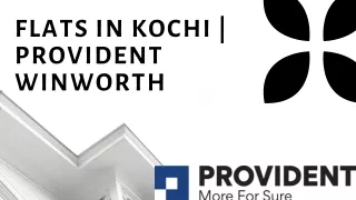 flats in kochi  Provident Winworth