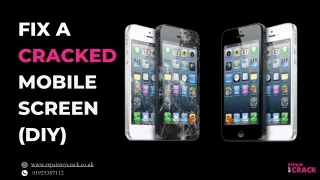 Fix a Cracked Mobile Screen DIY