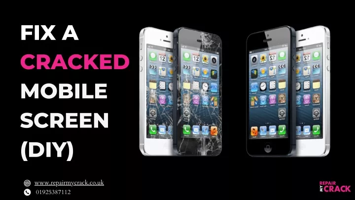 fix a cracked mobile screen diy