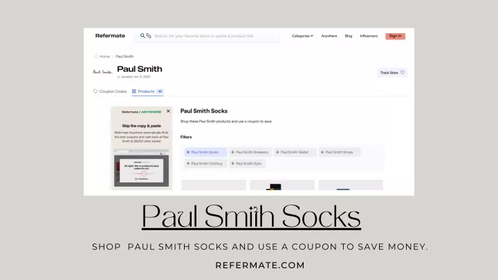 paul smith socks