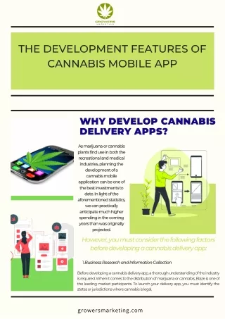 The Development Cost and Features of Cannabis Mobile App