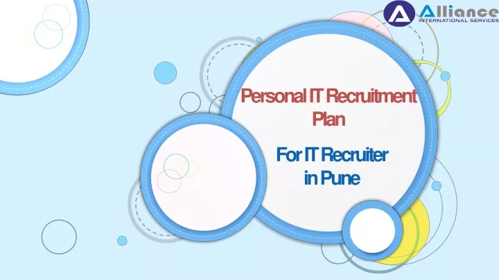 personal it recruitment plan