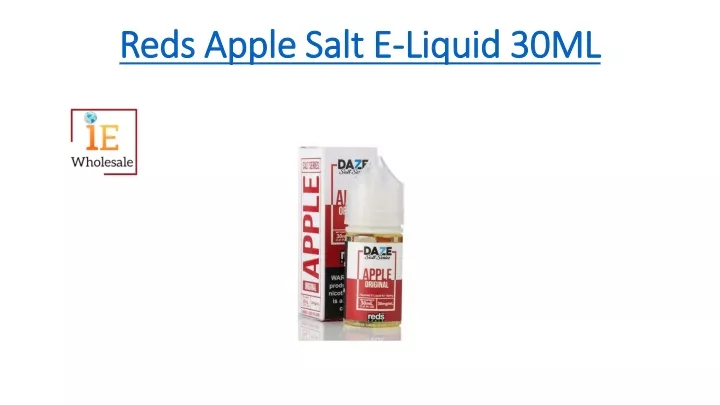 reds apple salt e liquid 30ml