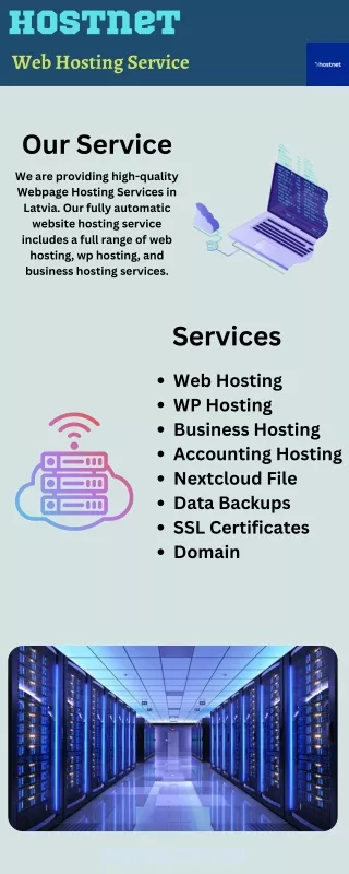 Online Webpage Hosting Service in Latvia