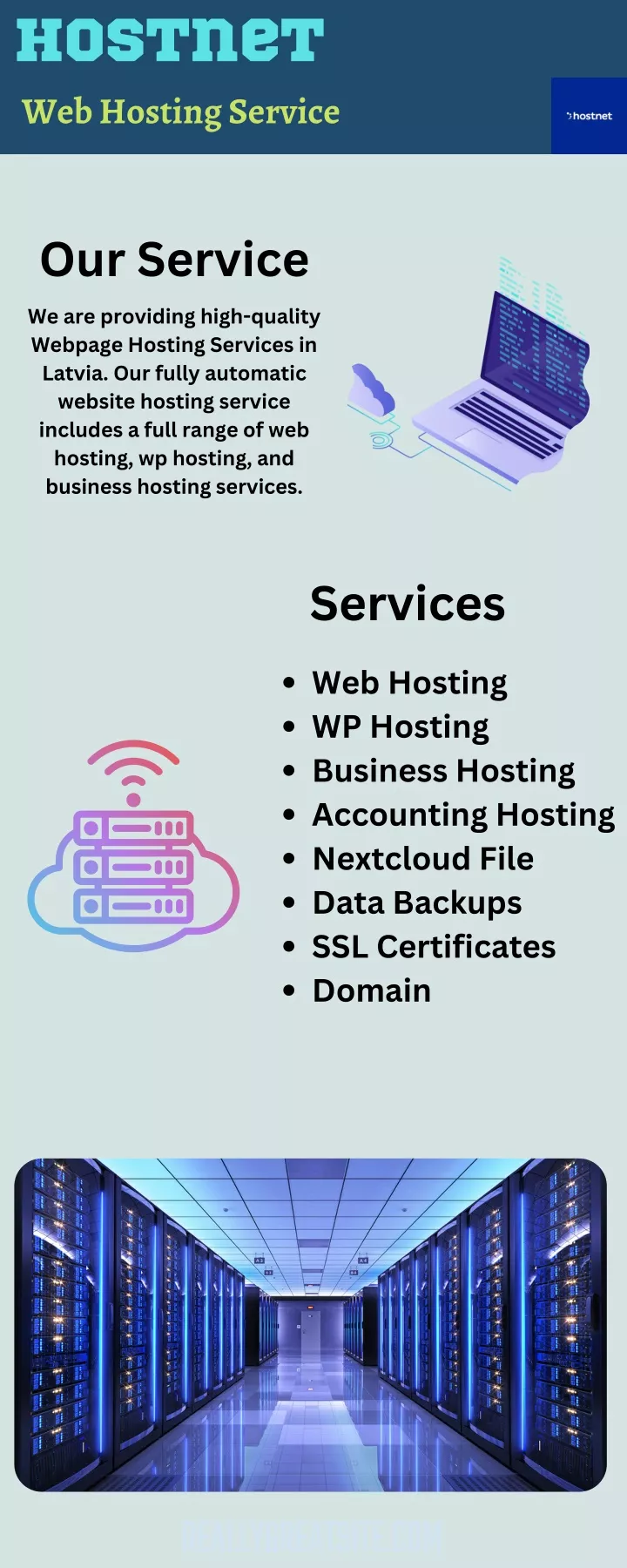 hostnet web hosting service