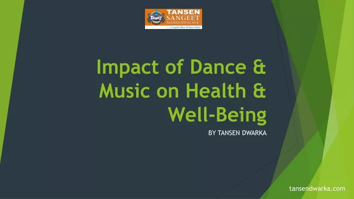 i mpact of dance music on health well being
