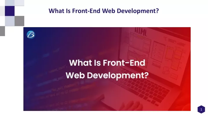 what is front end web development