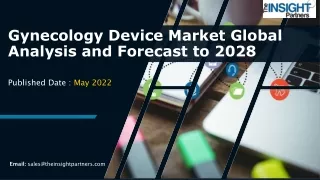 Gynecology Device Market Forecast to 2028