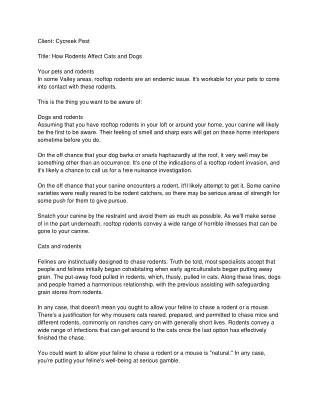client cycreek pest title how rodents affect cats