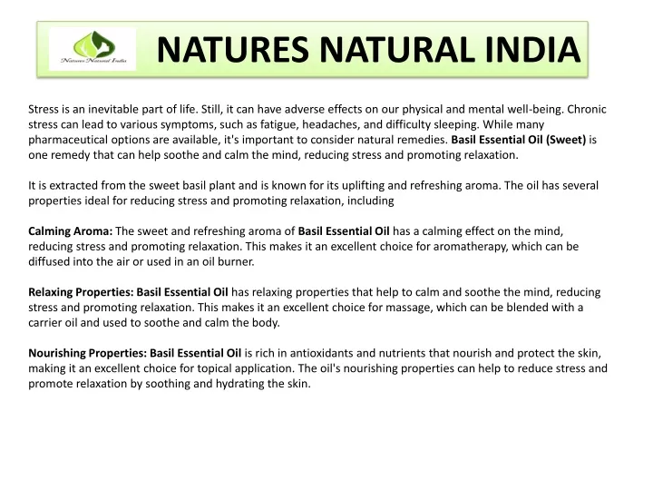 natures natural india