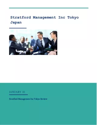 What Does Stratford Management Inc Do And How Do They Do It