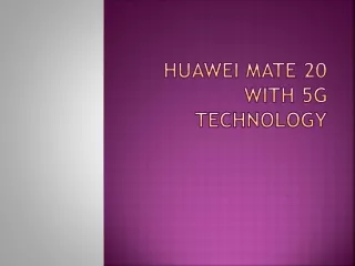 huawei mate 20 with 5g technology