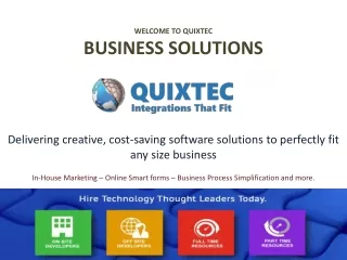Custom Sharepoint Software Development Services By Quixtec
