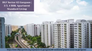 DLF Sector 63 Gurgaon  23, 4 BHK Apartment Standard Living