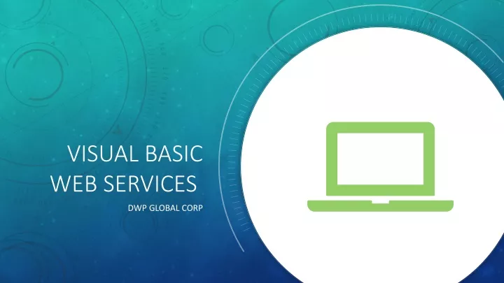 visual basic web services