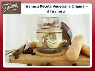 Tiramisú Receta Veneciana Original - il Tiramisu