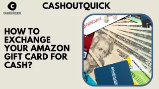 How to exchange Amazon Gift Card for Cash