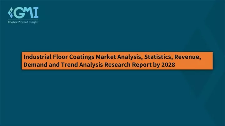 industrial floor coatings market analysis