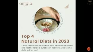 Top 4 Natural Diets in 2023