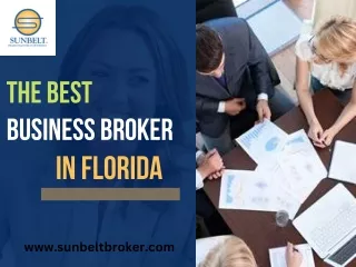 Connecting with the Top Business Broker in Florida