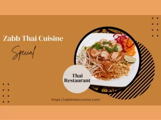 How To Taste The Best Thai Food In Orange County