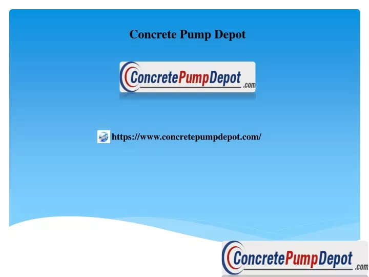 concrete pump depot