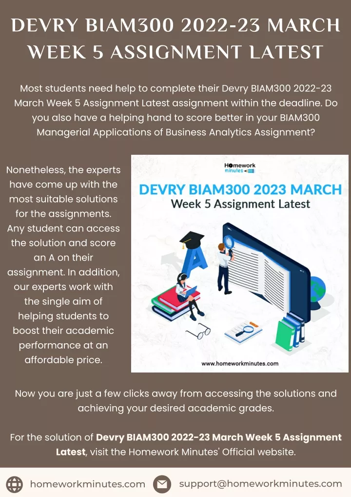 devry biam300 2022 23 march week 5 assignment