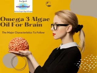 Omega 3 Algae Oil For Brain
