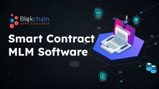Smart contract MLM Software