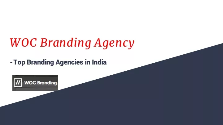 woc branding agency