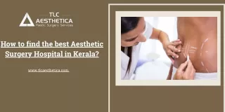 How to find the best Aesthetic Surgery Hospital in Kerala