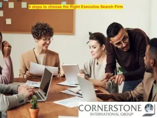4 steps to choose the right executive search firm