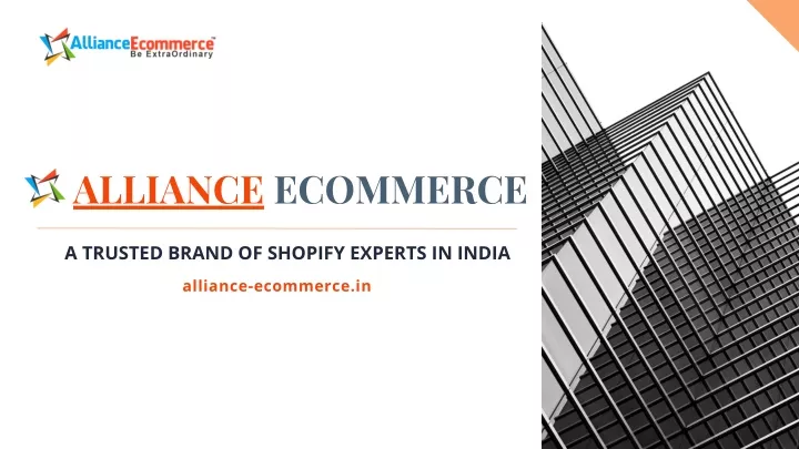 alliance ecommerce