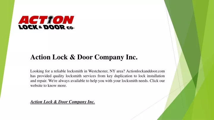 action lock door company inc