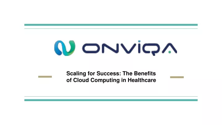 scaling for success the benefits of cloud