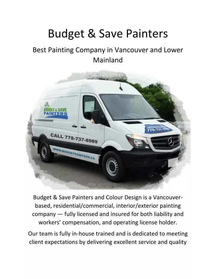 budget save painters