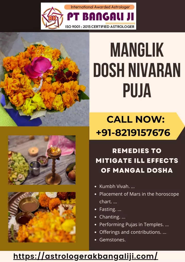 manglik dosh nivaran puja