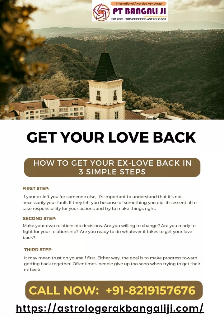 get your love back
