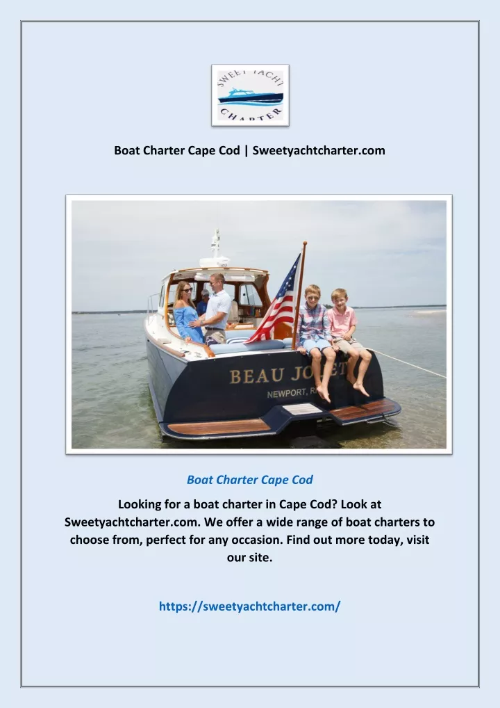 boat charter cape cod sweetyachtcharter com