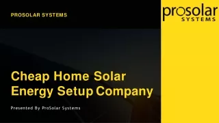 Installing home solar system - Prosolar Florida