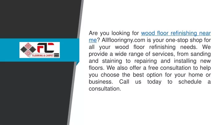 are you looking for wood floor refinishing near