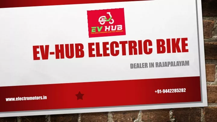 ev hub electric bike